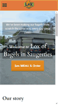 Mobile Screenshot of lox-of-bagels.com