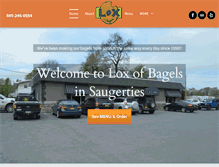 Tablet Screenshot of lox-of-bagels.com